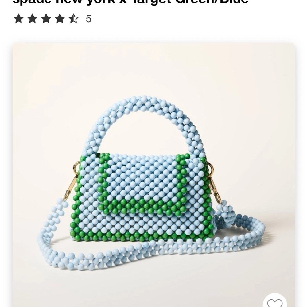 Kate spade New York x target Blue and Green Beaded Mini Bag